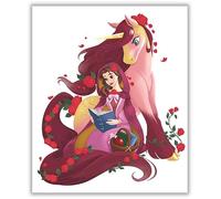 DISNEY PRINCESSES - Maxi Colo avec modèles - Spécial Licornes