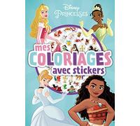 DISNEY PRINCESSES - Mes coloriages avec stickers