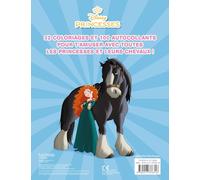 DISNEY PRINCESSES - Mes colos + autocollants - Princesses et chevaux