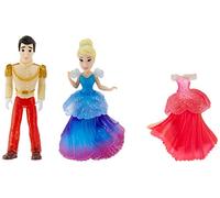 Disney Princess – Mini poupées Royal Clips – Cendrillon et son prince – 8 cm – Multicolore