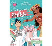 Disney Princesses - Mon bloc de styliste - Coup de coeur créations - Autour du monde - Collectif - Hemma - broché - Document jeunesse