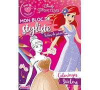 Disney Princesses - Mon bloc de styliste - Coup de coeur créations - Robes de soirée - Collectif - Hemma - broché - Document jeunesse