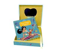 Coffret à bijoux - Disney - Jasmine - Miroir - Carnet d'amitié - 4 pièces