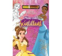 Disney Princesses - Mon colo scintillant - Collectif - Hemma - broché - Document jeunesse