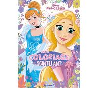 Disney Princesses - Mon coloriage scintillant - Collectif - Hemma - broché - Document jeunesse
