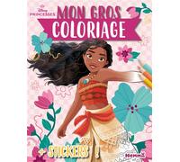Disney Princesses - Mon gros coloriage + stickers ! (Vaiana) - Collectif - Hemma - broché - Document jeunesse