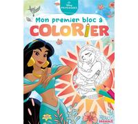 Disney Princesses - Mon premier bloc à colorier (Jasmine et Vaiana) - Collectif - Hemma - broché - Document jeunesse
