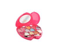 DISNEY Princesses - Palette De Maquillage Enfant Forme Cœur - Ombres À Paupières, Fards Et Gloss - Formules Sûres Non Toxiques - Maquillage Créatif Dès 3 Ans - Produit Officiel Disney
