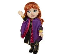 Disney Princesses - Poupée Anna Robe de Voyage 38 Cm - Reine des Neiges - Licence Officielle Collection Mon Amie Princesse - Poupée à Collectionner - Yeux Brillant - Cadeau - Dès 3 Ans