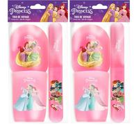 DISNEY Princesses - Trio Gobeleterie Voyage - Étui Brosse à Dents, Gobelet, Étui à Savon - Plastique Résistant - Design Pratique - Accessoire Salle de Bain Enfant - Produit Officiel Disney (Lot de 2)
