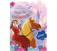 Disney Princesses - Vive le coloriage ! (Belle et Philibert) - Collectif - Hemma - broché - Document jeunesse