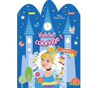 Disney Princesses - Vive le coloriage - Château Cendrillon - Livre de coloriage avec stickers - Dès 4 ans