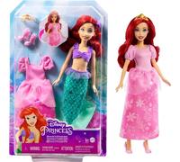 Mattel Disney Princesses - Coffret Ariel Sirène et Princesse 2 en 1 - Figurine - 3 ans et +