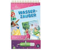 Disney Prinzessin Wasserzauber - einfach mit Wasser malen: Malbuch mit Wassertankstift für Kinder ab 3 Jahren