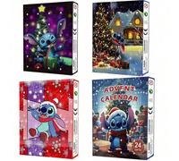 Disney propose une variété de nouveaux calendriers de l'Avent Disney Stitch Genuine Stitch Christmas Countdown Blind Box - design de boîte surprise à 24 cases, avec l'ouverture quotidienne d'une poupé