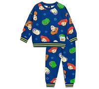 Disney Pull Toy Story pour Garçon avec Joggers | Sweatshirt et Joggers pour Garçons | Survêtement Buzz pour Enfants | Merchandise Officiel Toy Story | Bleu | 3-4 Ans