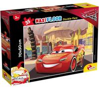Disney Puzzle Double Face Maxi Floor 35 Pieces - Cars 3 - Go! Go! Go!