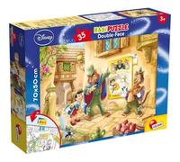 Disney Puzzle Double Face Maxi Floor 35 Pieces - Pinocchio