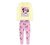 Disney Pyjama 2 Pièces T Shirt + Pantalon Enfant (2 à 8Ans) Minnie Doux Mignon Chaud - Lot de 2 : Ensemble Pyjama Imprimé Mixte Fille Garçon Modèle DIS MF 5204B997-S1-5ANS