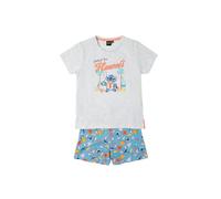 Disney Pyjama à manches courtes Stitch Beach pour garçon, Jaspe gris, 10 ans