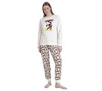 Disney Pyjama à manches longues en peluche Best Mickey pour femme