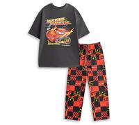 Disney Pyjama Cars Lightning McQueen Noir et Rouge à Manches Courtes et Jambes Longues pour Homme imprimé « I am Speed » pour se détendre | Pyjama sur Le thème du cinéma