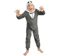 Disney Pyjama Combinaison Enfant Nightmare Before Christmas, Combinaison Pyjama Enfant, Grenouillère Jack Skellington 6-7 Ans