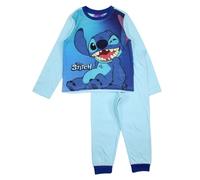 Disney Pyjama Coton Garçon Lilo & Stitch, Confortable et Douillet, Design Fun pour Les Nuits d'hiver