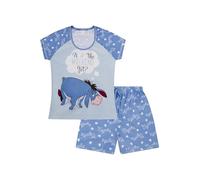 Disney Pyjama court en coton pour femme Bourriquet Is it The Weekend Yet, bleu, 36-38