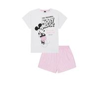 Disney Pyjama court Mickey Mouse The Original Since 1928 pour femme, blanc, 36-38