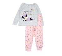 Disney Pyjama Fille Minnie - Ensemble Confortable et Mignon avec imprimé Minnie Mouse - Taille 8 Ans - Gris