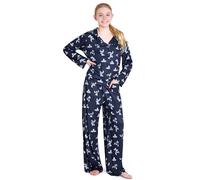 Disney Pyjama Fille Stitch Ensemble de Pyjama Fille Vêtements de Nuit Enfant Ado Stitch Accessoire Officiel 7-14 Ans (Bleu, 11-12 Ans)