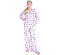 Disney Pyjama Fille Stitch Ensemble de Pyjama Fille Vêtements de Nuit Enfant Ado Stitch Accessoire Officiel 7-14 Ans (Rose, 7-8 Ans)