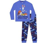 Disney Pyjama Garcon Zootropolis, Ensembles De Pyjama Garçon Judy Hopps, Pyjamas Coton Manche Longue, Bleu 11-12 Ans