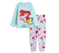 Disney Pyjama La Petite Sirène à Manches Longues et Jambes Longues pour Fille | Pyjama Ariel Polochon pour Le Coucher et la détente | Vêtements de Nuit Confortables pour Enfants | Produits