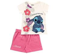 DISNEY Pyjama 'Lilo & Stitch' beige / bleu / saphir / rose, Taille 98