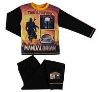 Disney Pyjama Mandalorian pour garçon - Âge 5-12 ans, Noir , 7-8 ans