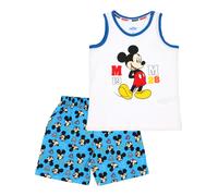DISNEY Pyjama 'Minnie Mouse' bleu ciel / rouge / noir / blanc, Taille 128