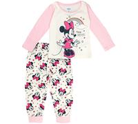DISNEY Pyjama 'Minnie Mouse' écru / bleu marine / noisette / rose, Taille 122