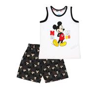 DISNEY Pyjama 'Minnie Mouse' jaune / rouge / noir / blanc, Taille 122