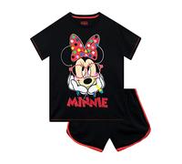 Disney Pyjama Minnie Mouse pour Fille Pyjama Court Minnie pour Enfant Noir 11-12 Ans