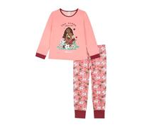 Disney Pyjama Moana pour fille | Pyjama long pour fille | Pyjama Moana | Vêtements de nuit et vêtements de couchage pour filles de 2 à 12 ans, rose, 7-8 ans
