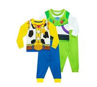Disney Pyjamas Garcon | Ensemble Enfant Garcon Toy Story Lot de 2 | Buzz L'eclair & Woody Multicolore - 18-24 Mois