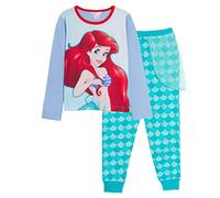 Disney Pyjamas La Petite Sirène Ariel pour Filles Déguisement de Princesse PJs Longueur complète avec Pantalon de détente pailleté