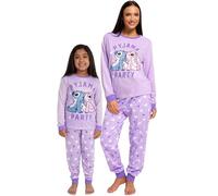 Disney Pyjamas Stitch pour Filles Pyjamas mère Fille | Vêtements de Nuit pour Filles Stitch and Angel | Vêtements de Nuit pour Adolescentes | Violet12-13 Ans