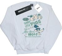 Disney - "Qui a peur du grand méchant loup" Sweatshirt pour femmes BI13585 (XL) (Weiß)