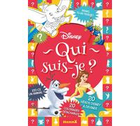 Disney - Qui suis-je ? - 20 héros Disney à deviner - 20 coloriages détachables - Collectif - Hemma - broché - Document jeunesse