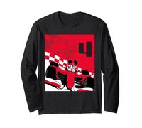 Disney Racing 4th Birthday 4 Years Old Mickey Mouse Race Car Manche Longue