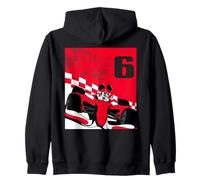 Disney Racing 6th Birthday 6 Years Old Mickey Mouse Race Car Sweat à Capuche