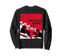 Disney Racing Birthday Girl Mickey Mouse Race Car Party Sweatshirt